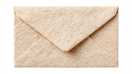 3d icon White envelope laying closed against transparent mockups background, for design perfect