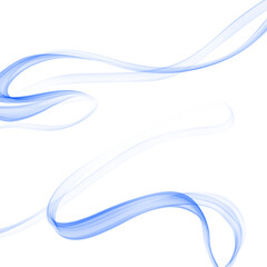 Fototapeta premium Blue trail flash and blur PNG highlight vector streaks. Motion design in colorful ray effect with PNG beam line and night explosion. Bright road and background light with glowing line.