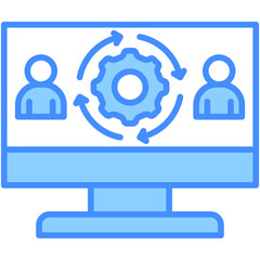 Virtual Education Icon