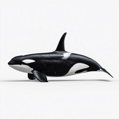 Obraz premium Sculptural orca with glossy texture and smooth lines