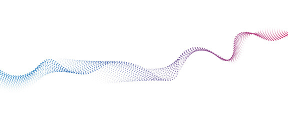 	
Flowing Dot Wave halftone gradient pattern on transparent background	
