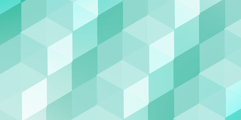 Obraz premium Mint green hexagon pattern background looks like honeycomb vector illustration modern graphic lighting effect.