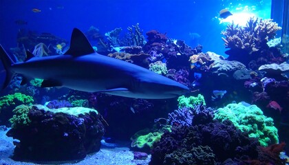 Shark in an aquarium