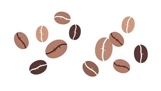 Coffee Beans Illustration - A Versatile Design Element for Your Projects.