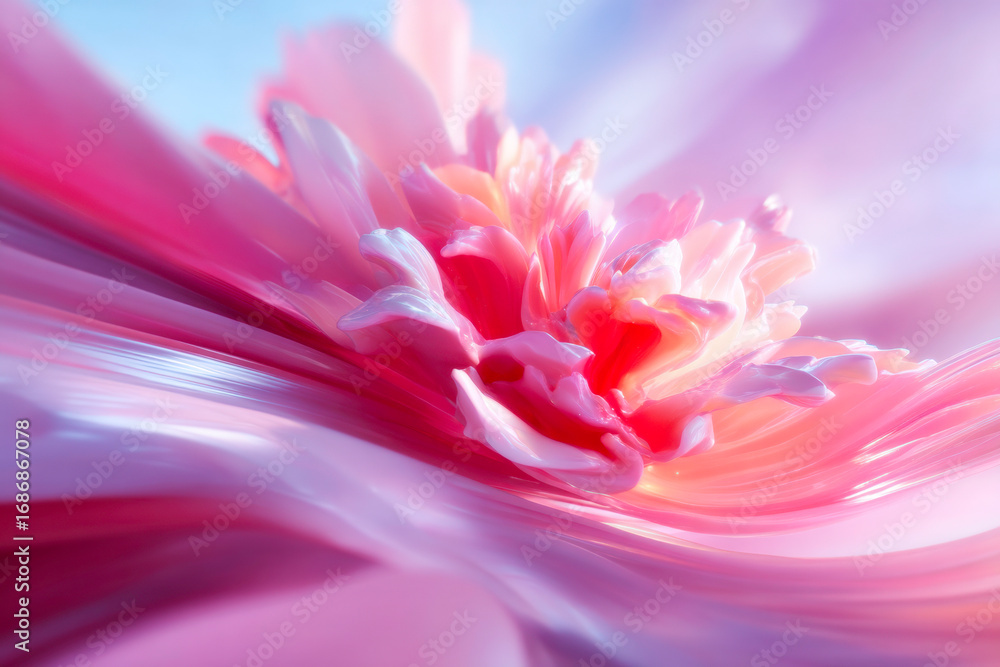 Aufkleber dynamic abstract background with smooth