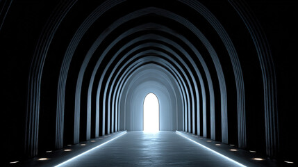 Obraz premium light through the tunnel