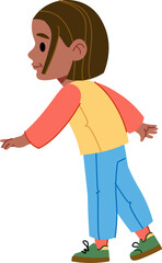 Girl Leaning Forward