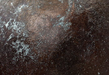 texture of cast iron plate - metal surface background	
