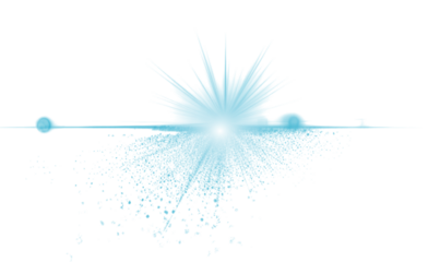 Blue hyperspace tunnel with glowing lines and energy beams. A futuristic effect perfect for motion graphics or space travel themes. Radiates speed and power. Glowing light effects. PNG.	