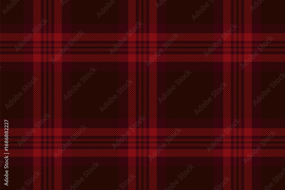 Poster detailed red maroon tartan pattern. perfect for backgrounds, textiles, or adding a touch of classic 