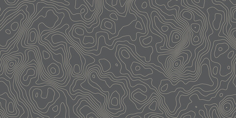 Topographic map patterns, topography line map. Vintage outdoors style. World map Template. Stock vector. Vector geographic contour map.