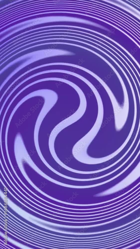 Aufkleber animated purple swirl with bright colorful lines for overlay vertical video. abstract swirl pattern 