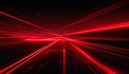 Png neon rays vector abstract background. Red Futuristic technological style. Png Abstract background with speed lines. Vector illustration. Futuristic. The light lines of the road are red