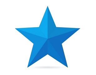 Blue star graphic design