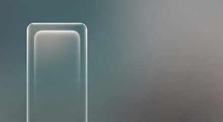 4K Minimalist Glassmorphism Blur Wallpaper with Frosted Center