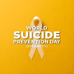 vector graphic of World Suicide Prevention Day good for World Suicide Prevention Day celebration. flat design. flyer design.flat illustration.