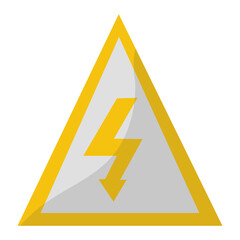 Flat Design Warning and Hazard Sign Collection for Construction Sites