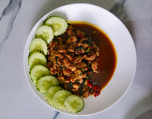 Stir Fried Pork With Basil