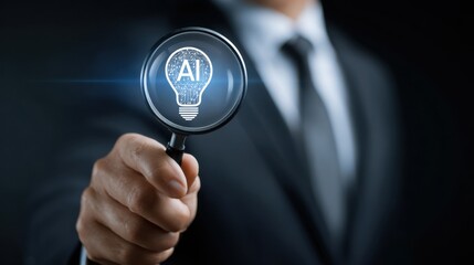 ai idea magnifying glass business
