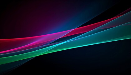 Abstract design with vibrant flowing lines