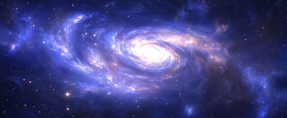 Obraz premium Spiral Galaxy in Deep Space