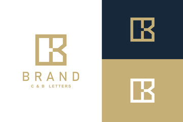 cb logo design Vector illustration template