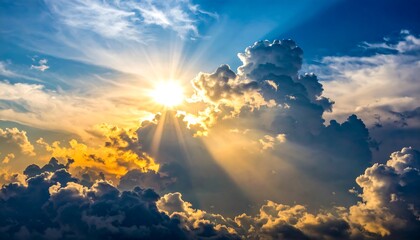 Dramatic sunset sky with clouds (2)