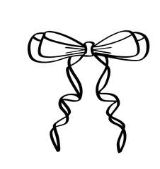 christmas ribbon bow
