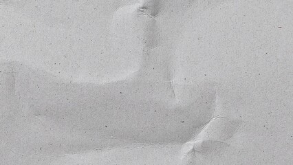 Crumpled kraft old white paper texture background with copy space for design. Crumpled old white...