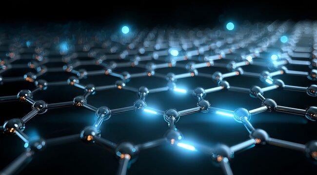 Graphene Structure with Illuminated Nodes