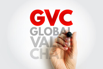GVC Global Value Chain - full range of activities that economic actors engaged in to bring a...
