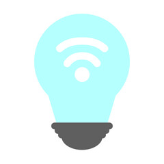 Smart Bulb from Internet of Things (IoT) Icons & Illustrations – Smart Devices, Smart Home, Connected Technology