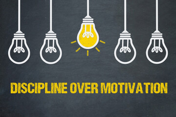 Discipline over Motivation	
