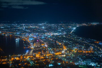 函館山から見た函館の夜景