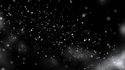 Obraz premium Stunning Snowfall Nature's Winter Wonder