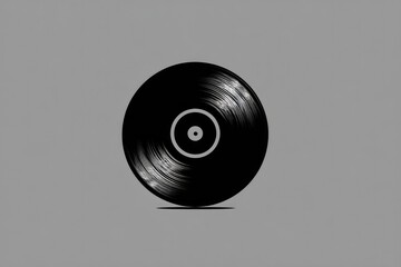 Simple graphic of a vinyl record.