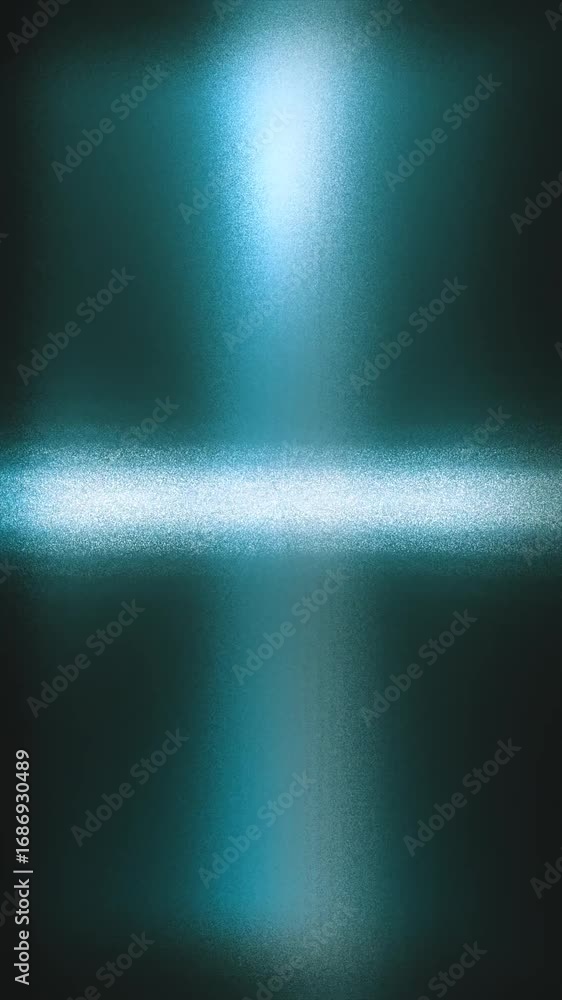 Poster experience an engaging display of abstract animation featuring deep blue hues contrasted against a d