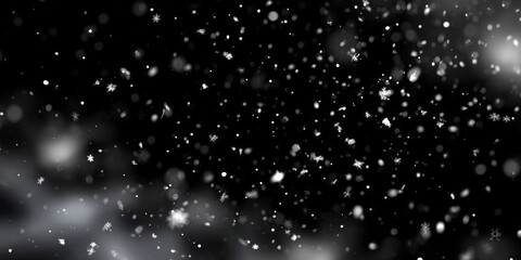 Obraz premium Snowfall and Winter Weather Conditions