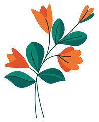 Abstract floral background