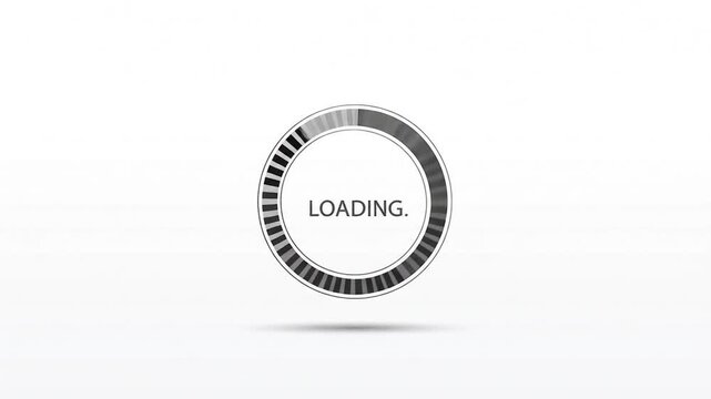 Loading Circle Animation - A Visual Representation of Progress.