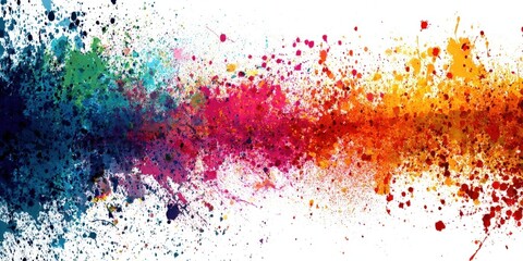 Vibrant Color Splash Art for Creative Inspiration