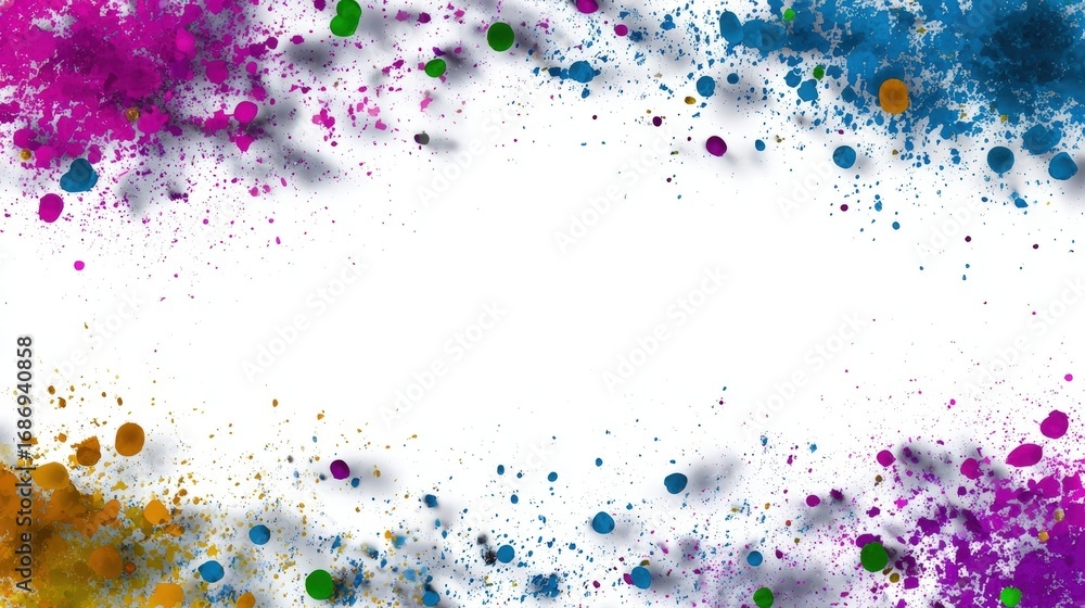 Poster creative color splash background for design projects