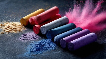 Vibrant Chalk Pastels for Art and Creative Projects