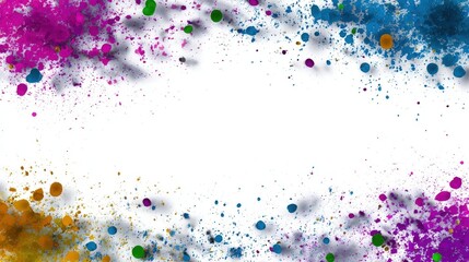Creative Color Splash Background for Design Projects