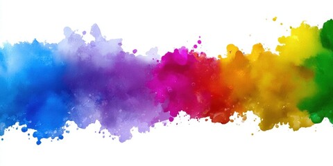 Vibrant Watercolor Splash Art for Creative Projects