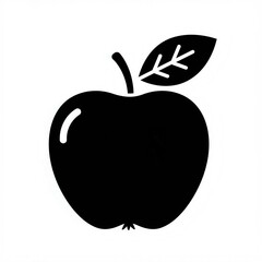 apple with leaf vector 