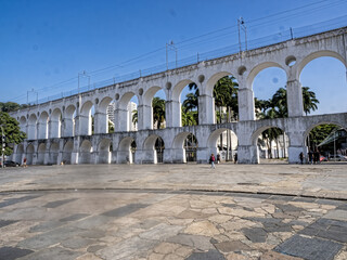 Brazil. Rio de Janeiro. The Carioca Aqueduct, built in the 18th century as part of a system to...