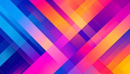 Obraz premium Vibrant abstract geometric design