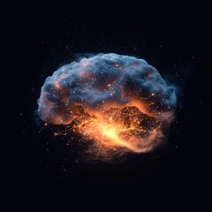 Exploring the Intersection of Cosmic Infinity and Financial Growth in Visual Art Concepts