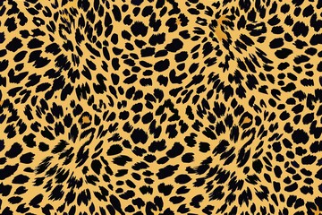 Leopard Print Pattern Vector Art